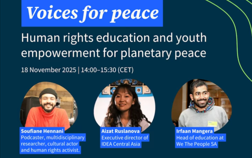 Webinaire sur l'éducation aux droits humains co-organisé avec Amnesty International